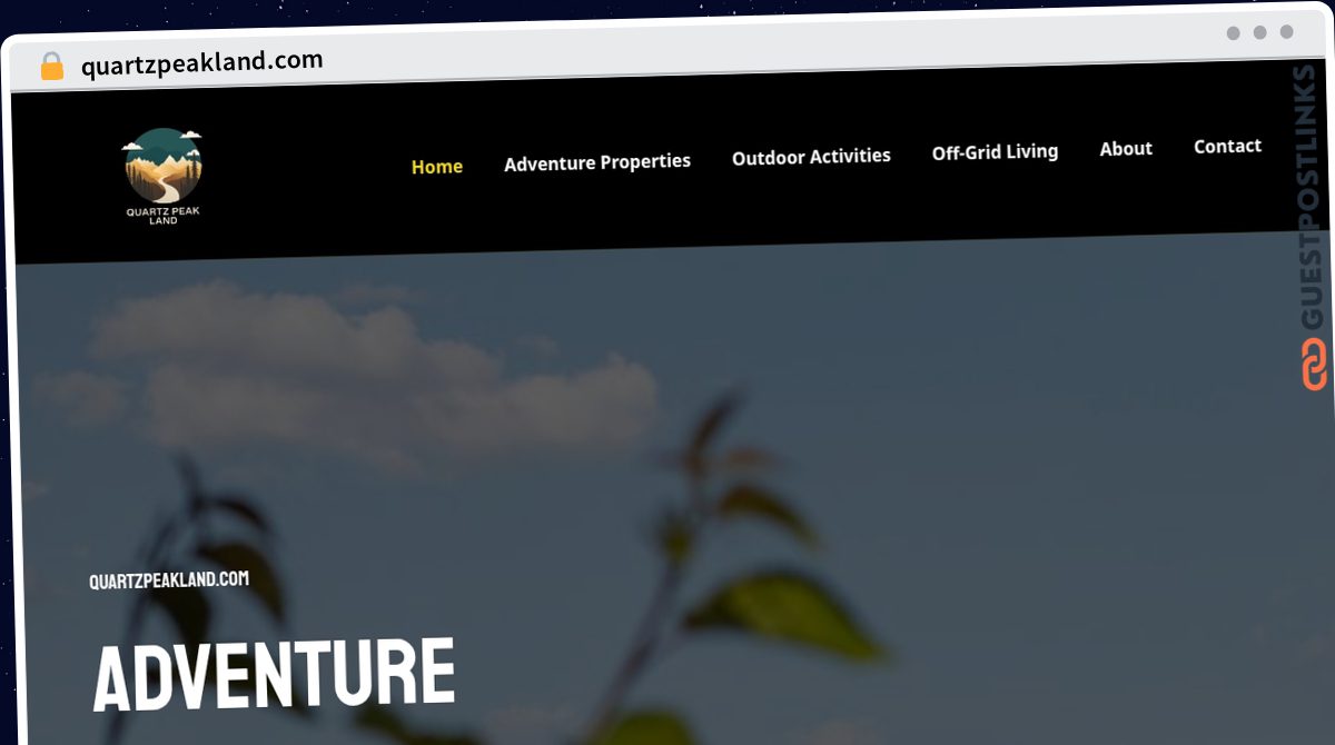 Publish Guest Post on quartzpeakland.com