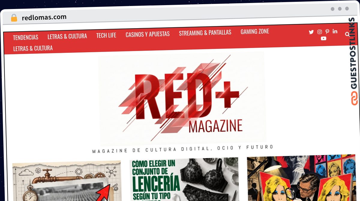 Publish Guest Post on redlomas.com