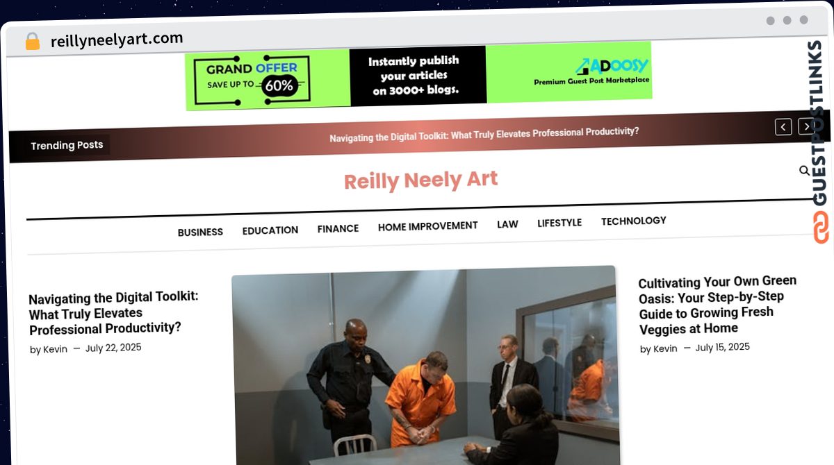 Publish Guest Post on reillyneelyart.com