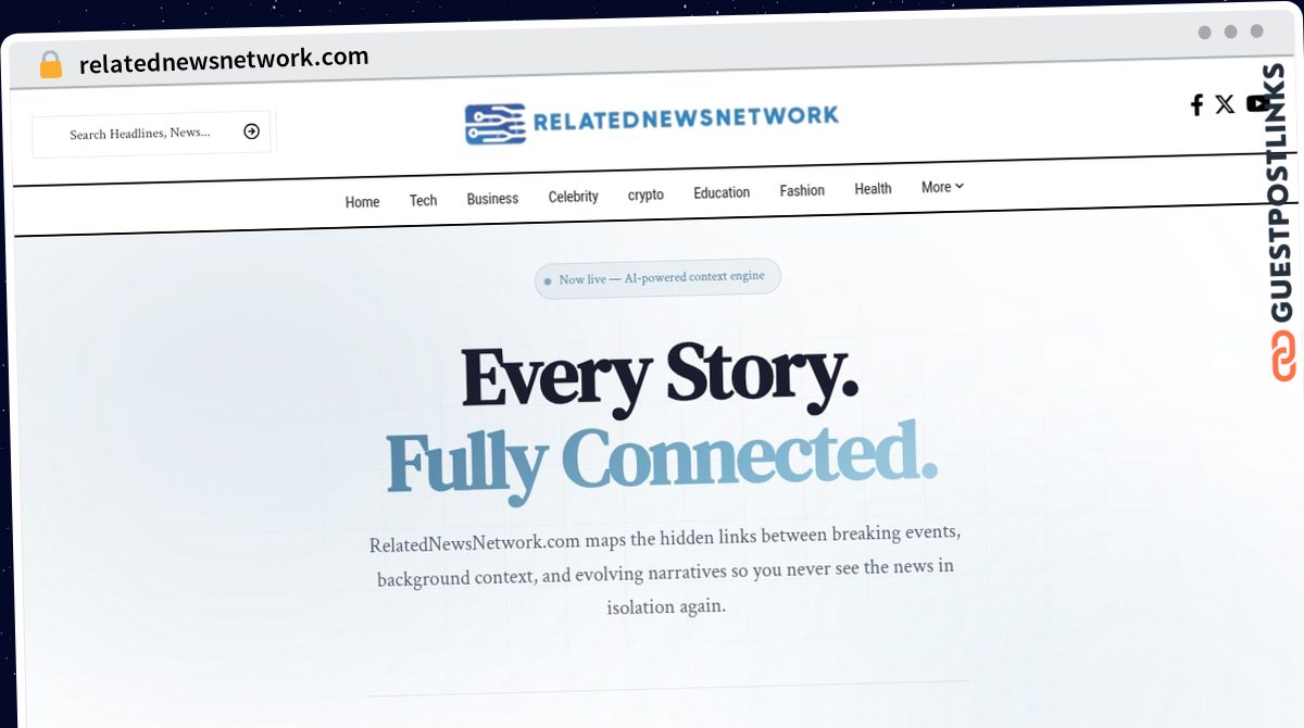 Publish Guest Post on relatednewsnetwork.com