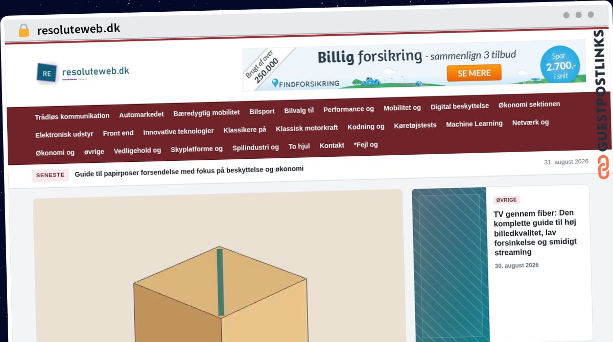Publish Guest Post on resoluteweb.dk