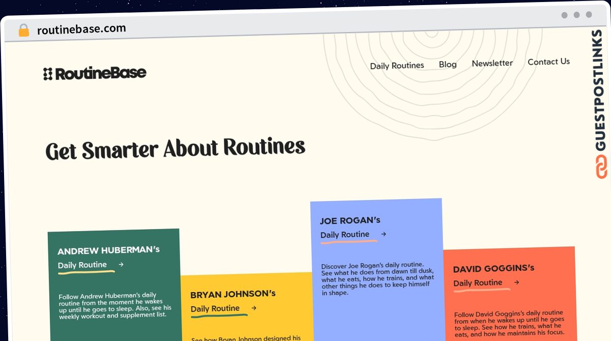 Publish Guest Post on routinebase.com