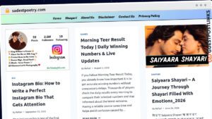 Publish Guest Post on sadestpoetry.com