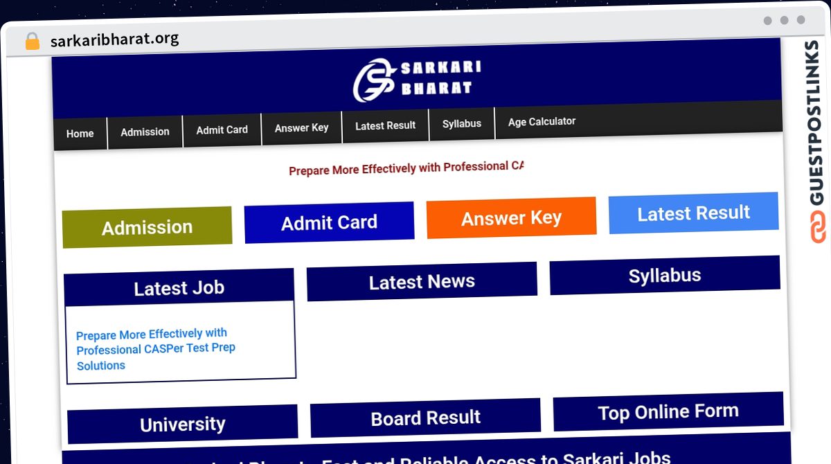 Publish Guest Post on sarkaribharat.org
