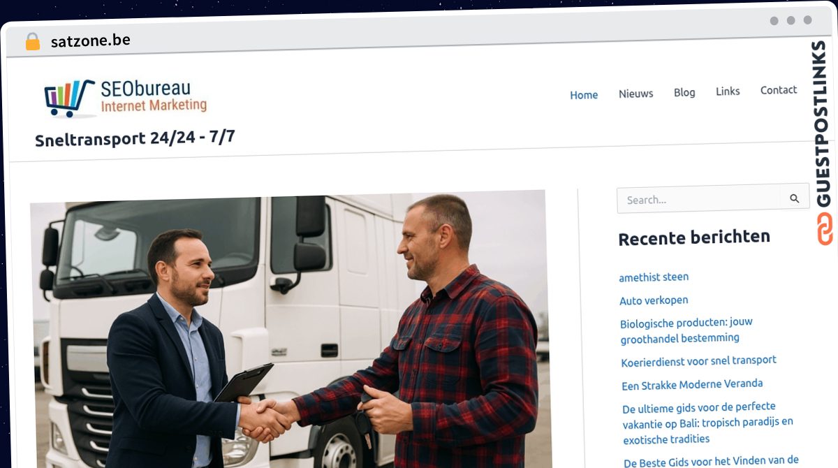 Publish Guest Post on satzone.be