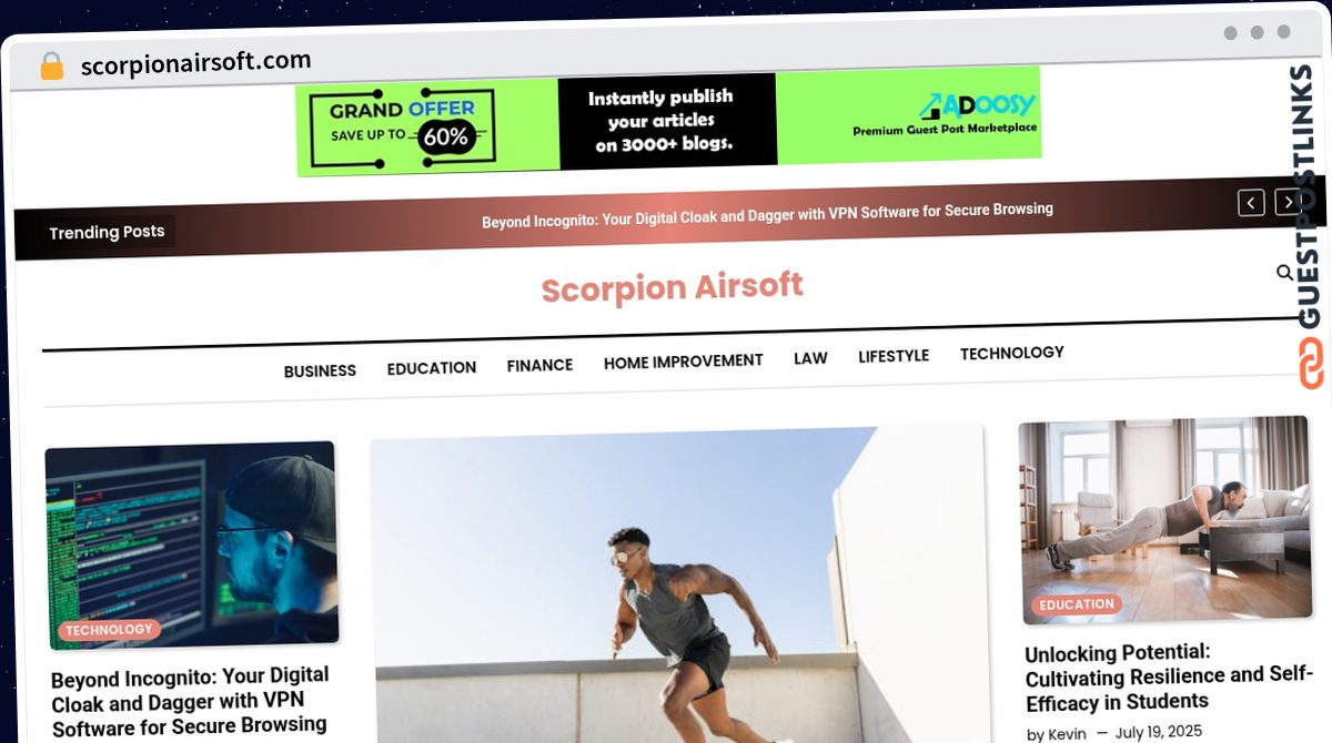 Publish Guest Post on scorpionairsoft.com