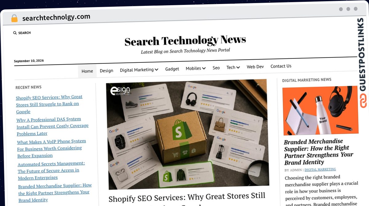 Publish Guest Post on searchtechnolgy.com