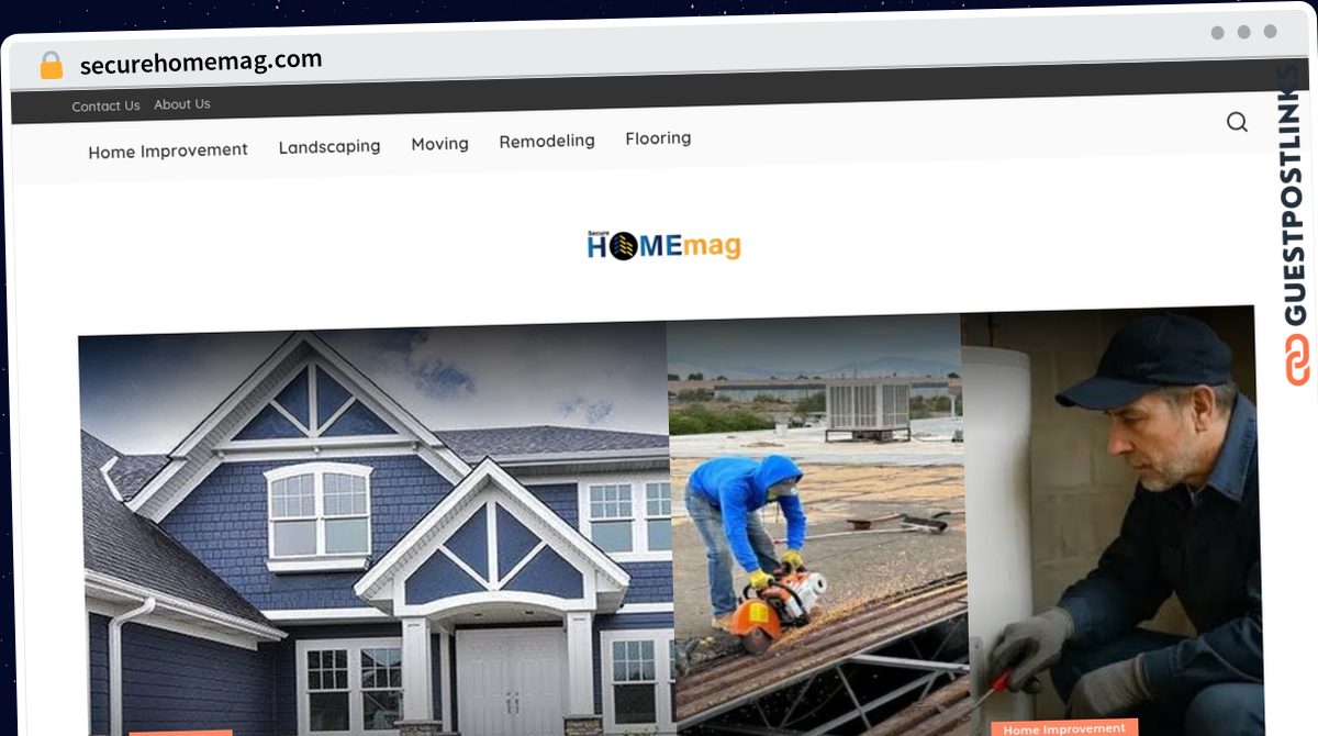 Publish Guest Post on securehomemag.com