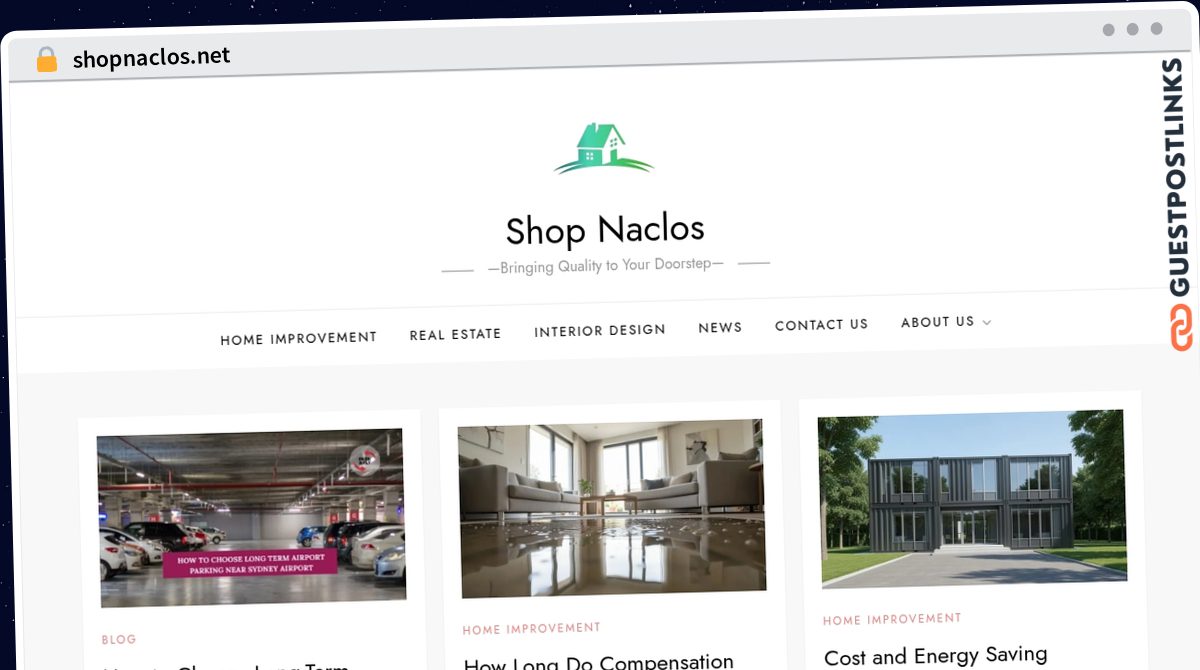 Publish Guest Post on shopnaclos.net