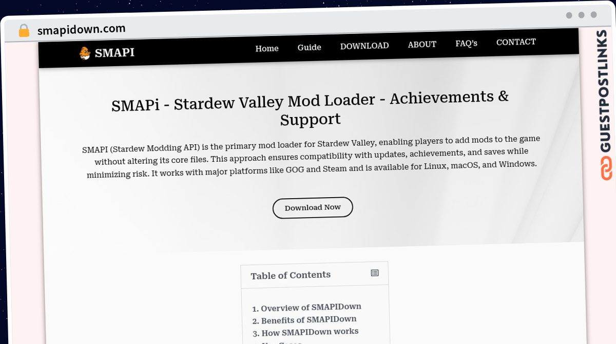 Publish Guest Post on smapidown.com
