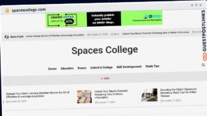 Publish Guest Post on spacescollege.com