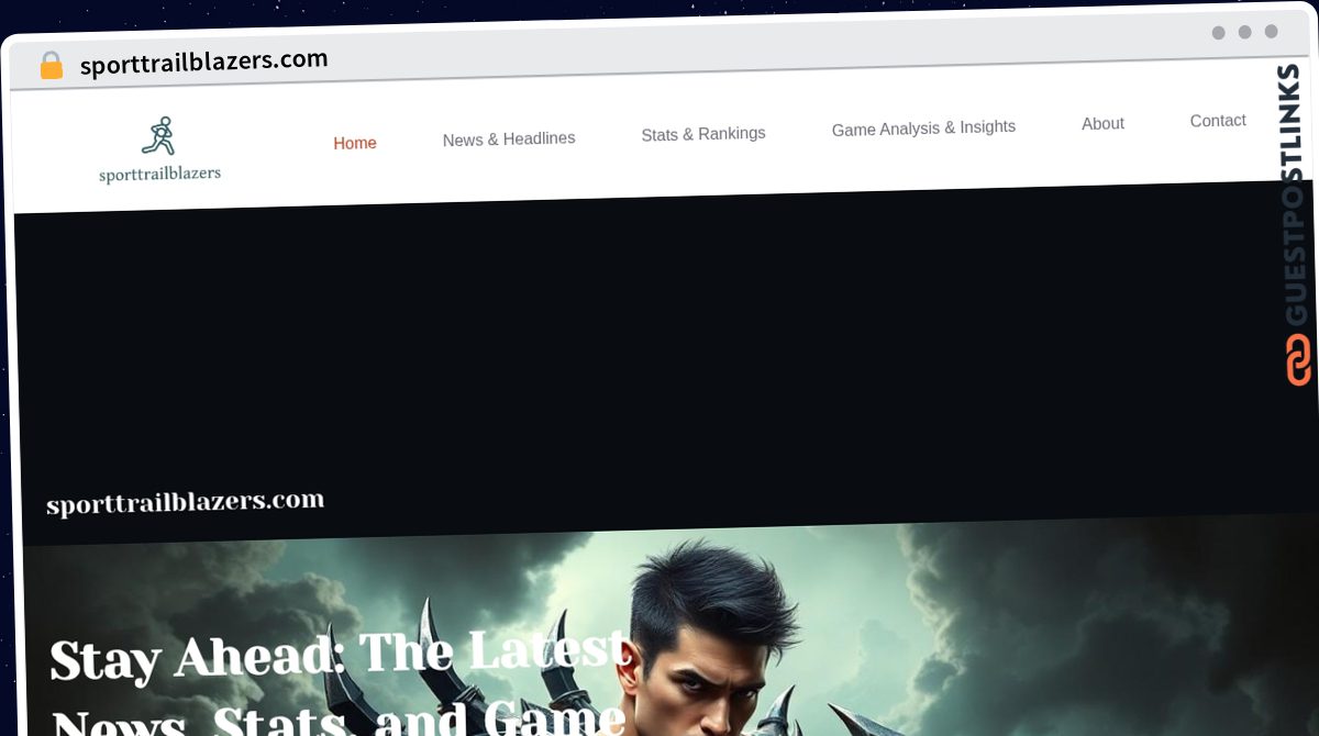 Publish Guest Post on sporttrailblazers.com