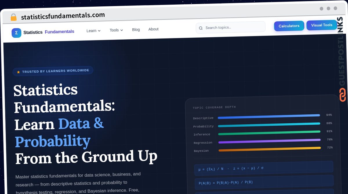 Publish Guest Post on statisticsfundamentals.com