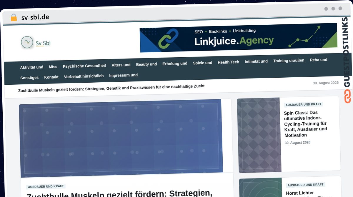 Publish Guest Post on sv-sbl.de