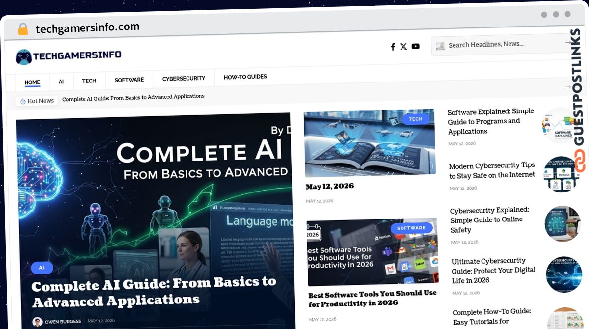 Publish Guest Post on techgamersinfo.com