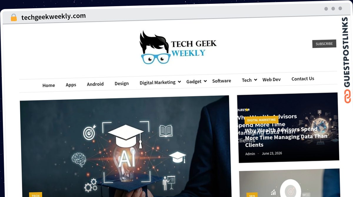 Publish Guest Post on techgeekweekly.com
