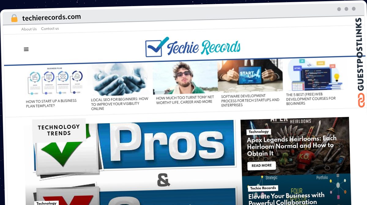 Publish Guest Post on techierecords.com