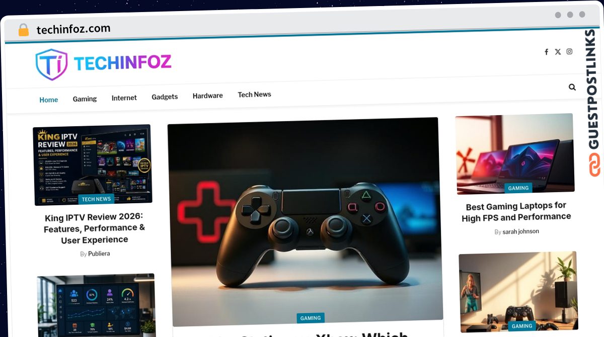 Publish Guest Post on techinfoz.com