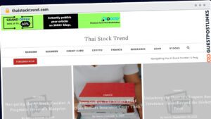Publish Guest Post on thaistocktrend.com