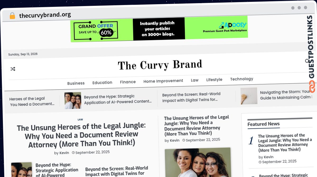 Publish Guest Post on thecurvybrand.org