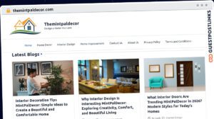 Publish Guest Post on themintpaldecor.com