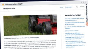 Publish Guest Post on thienponttuinaanleg.be