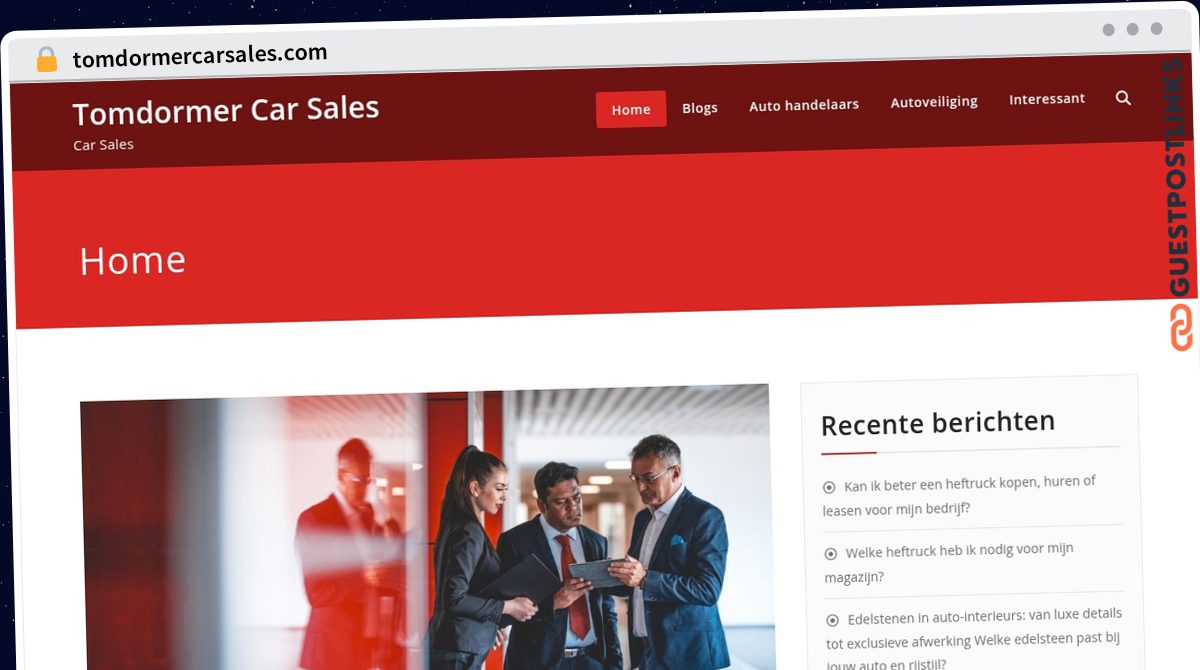Publish Guest Post on tomdormercarsales.com