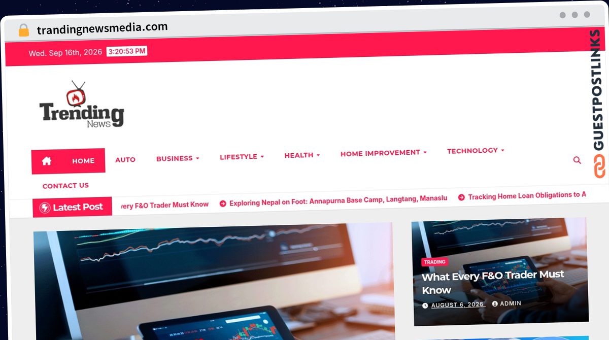 Publish Guest Post on trandingnewsmedia.com