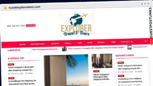 Publish Guest Post on travelexplorenews.com