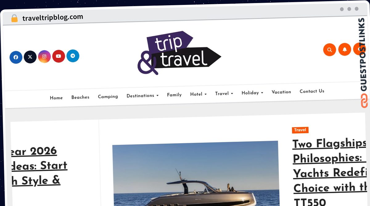 Publish Guest Post on traveltripblog.com