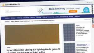Publish Guest Post on udearkitekten.dk