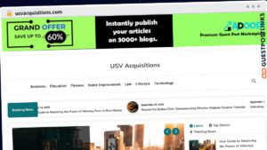 Publish Guest Post on usvacquisitions.com