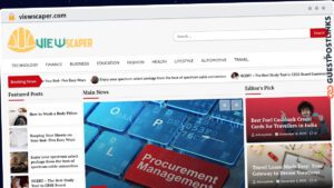 Publish Guest Post on viewscaper.com