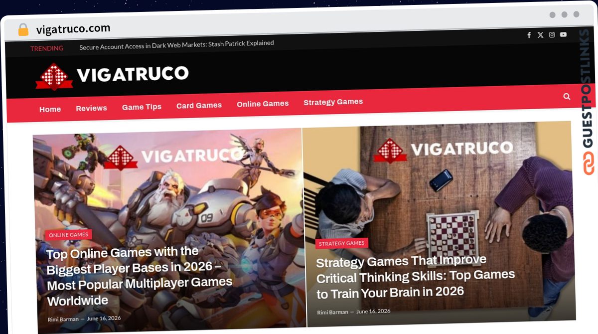 Publish Guest Post on vigatruco.com
