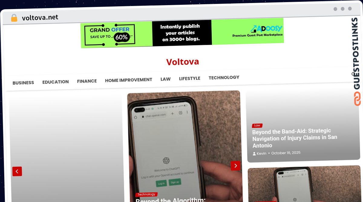 Publish Guest Post on voltova.net