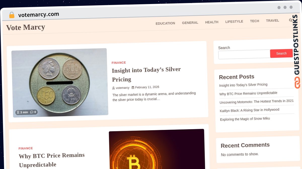 Publish Guest Post on votemarcy.com