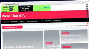 Publish Guest Post on wearthatgift.com
