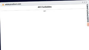 Publish Guest Post on whiskytrailbars.com