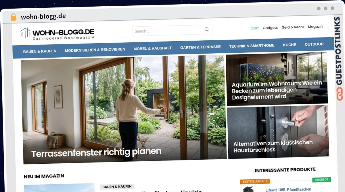 Publish Guest Post on wohn-blogg.de