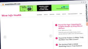 Publish Guest Post on wowinfohealth.com
