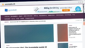 Publish Guest Post on zeromedia.dk