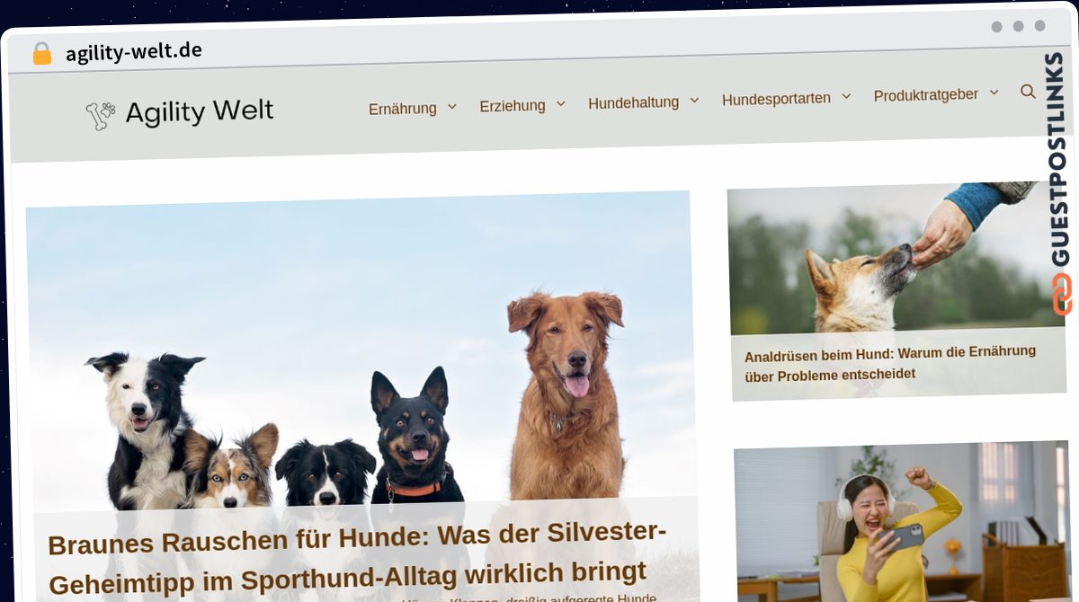 Publish Guest Post on agility-welt.de