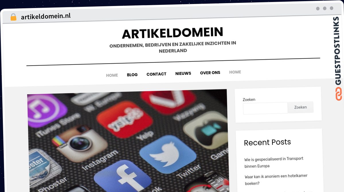 Publish Guest Post on artikeldomein.nl