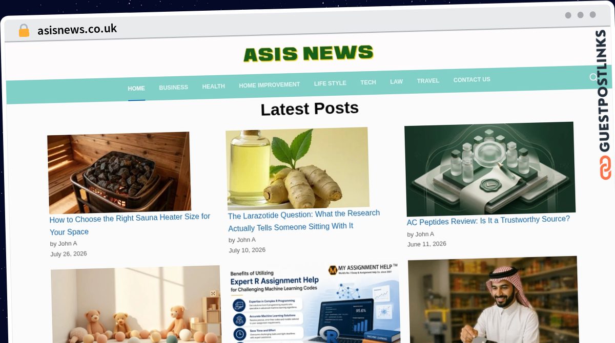 Publish Guest Post on asisnews.co.uk