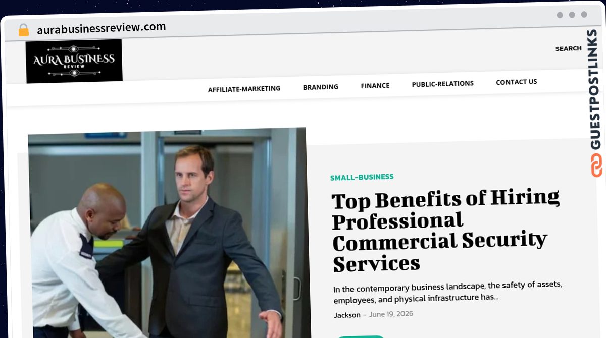 Publish Guest Post on aurabusinessreview.com