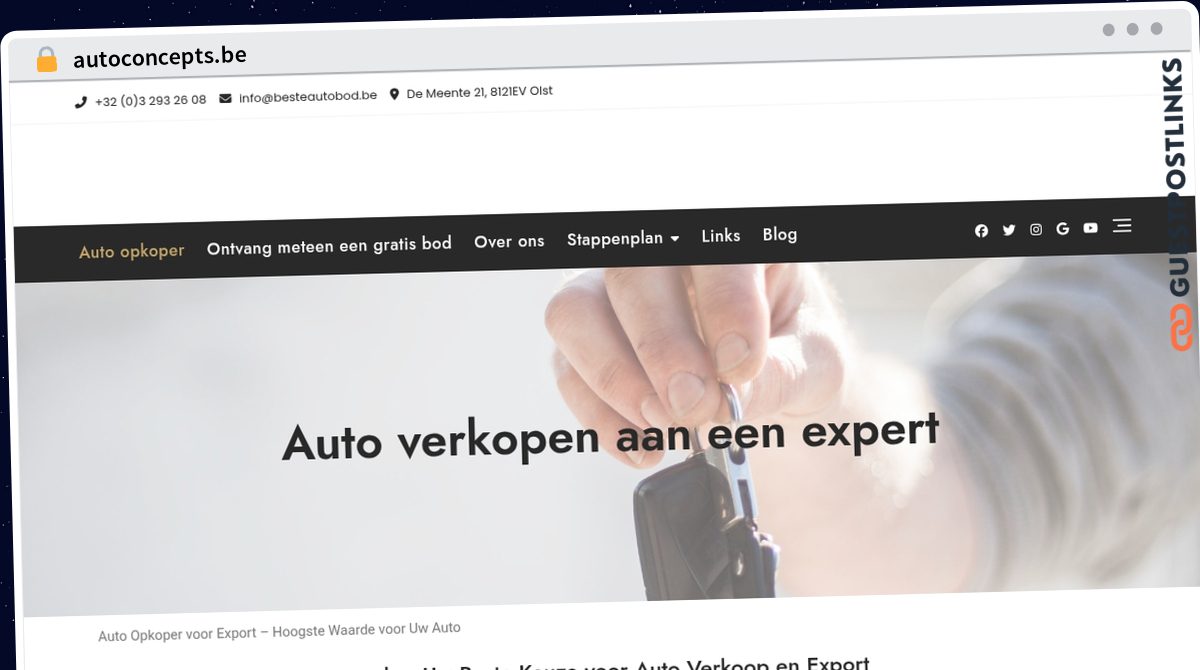 Publish Guest Post on autoconcepts.be