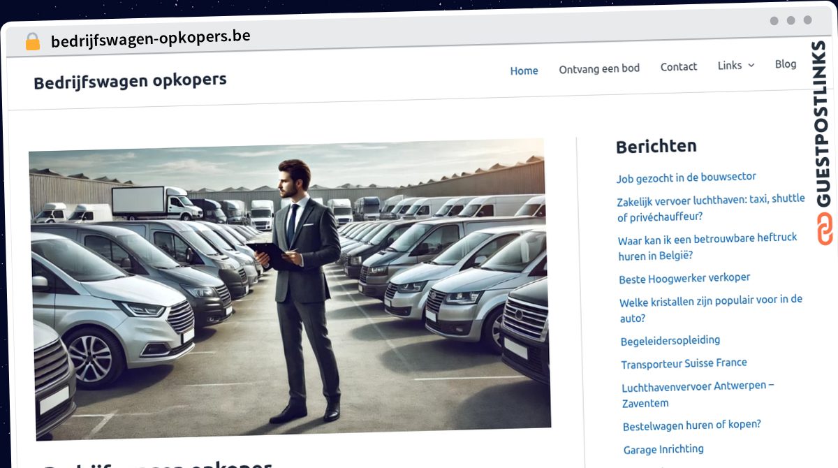 Publish Guest Post on bedrijfswagen-opkopers.be
