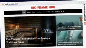 Publish Guest Post on bioframehub.com