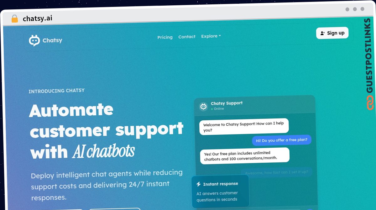 Publish Guest Post on chatsy.ai