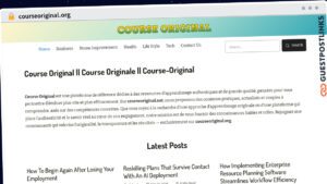 Publish Guest Post on courseoriginal.org